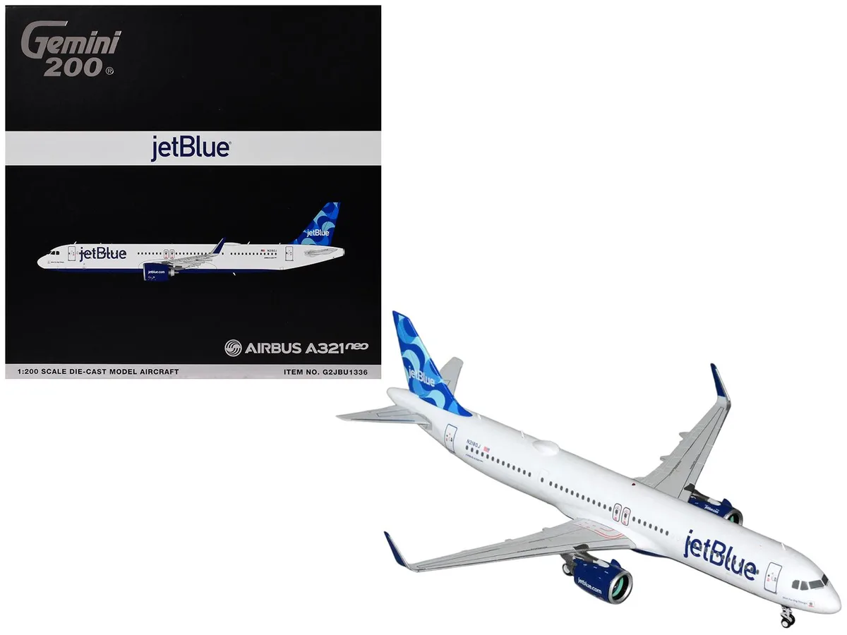 GeminiJets GeminiJets Airbus A321neo JetBlue N2180J 1/200 Diecast — product photo