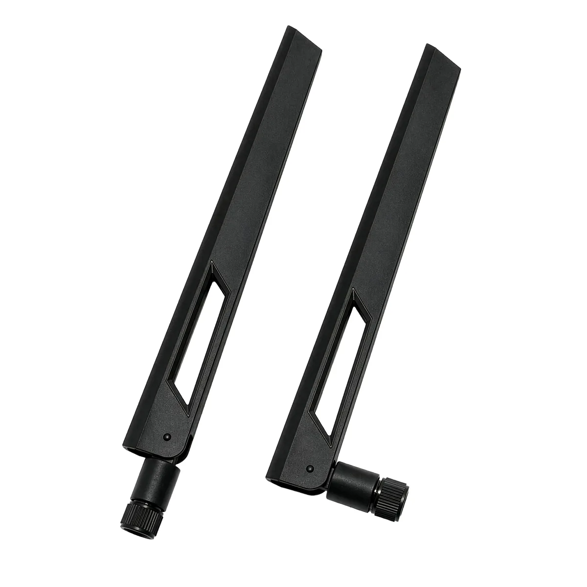 HighZer0 Electronics HighZer0 Electronics ANT09Z+BB+RPSMA+M 10 dBi Tri-Band WiFi Antenna Pair RP-SMA Black/Black — product photo