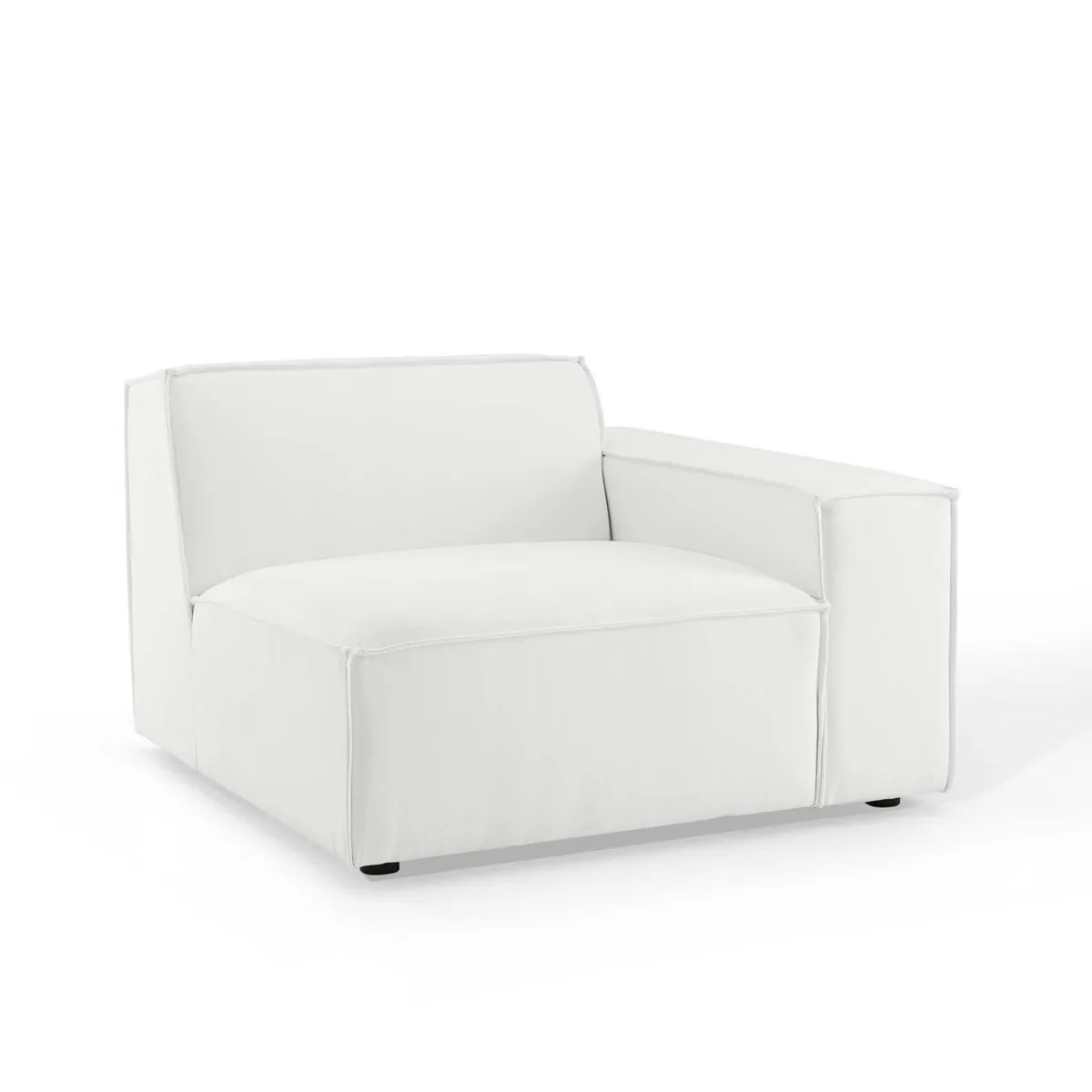 Modway Furniture Modway Furniture Restore Right-Arm Sectional Sofa Chair White — product photo