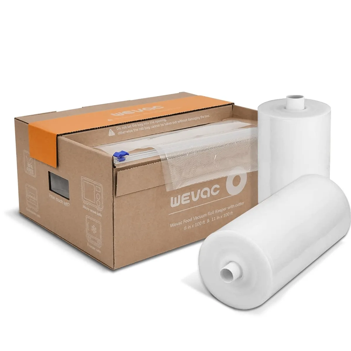 FoodSaver Profi 8'' x 100' & 11'' x 100' Vacuum Seal Rolls with Cutter — product photo