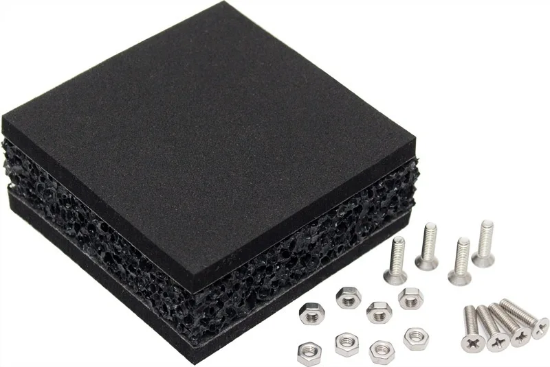 Aquacomputer Aquacomputer Shoggy Sandwich Pump Decoupling Kit V2 Black 41102 — product photo