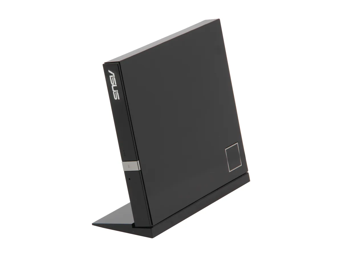 ASUS ASUS SBW-06D2X-U/BLK/G/AS external Blu-ray writer 6X BD-R 8X DVD 24X CD USB 2.0 — product photo