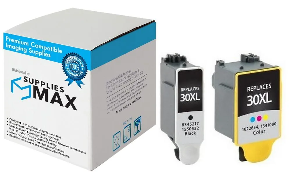 SuppliesMax SuppliesMax 30XL High Yield Inkjet Combo Pack (1 Black 670 Pages / 1 Color 550 Pages) — product photo