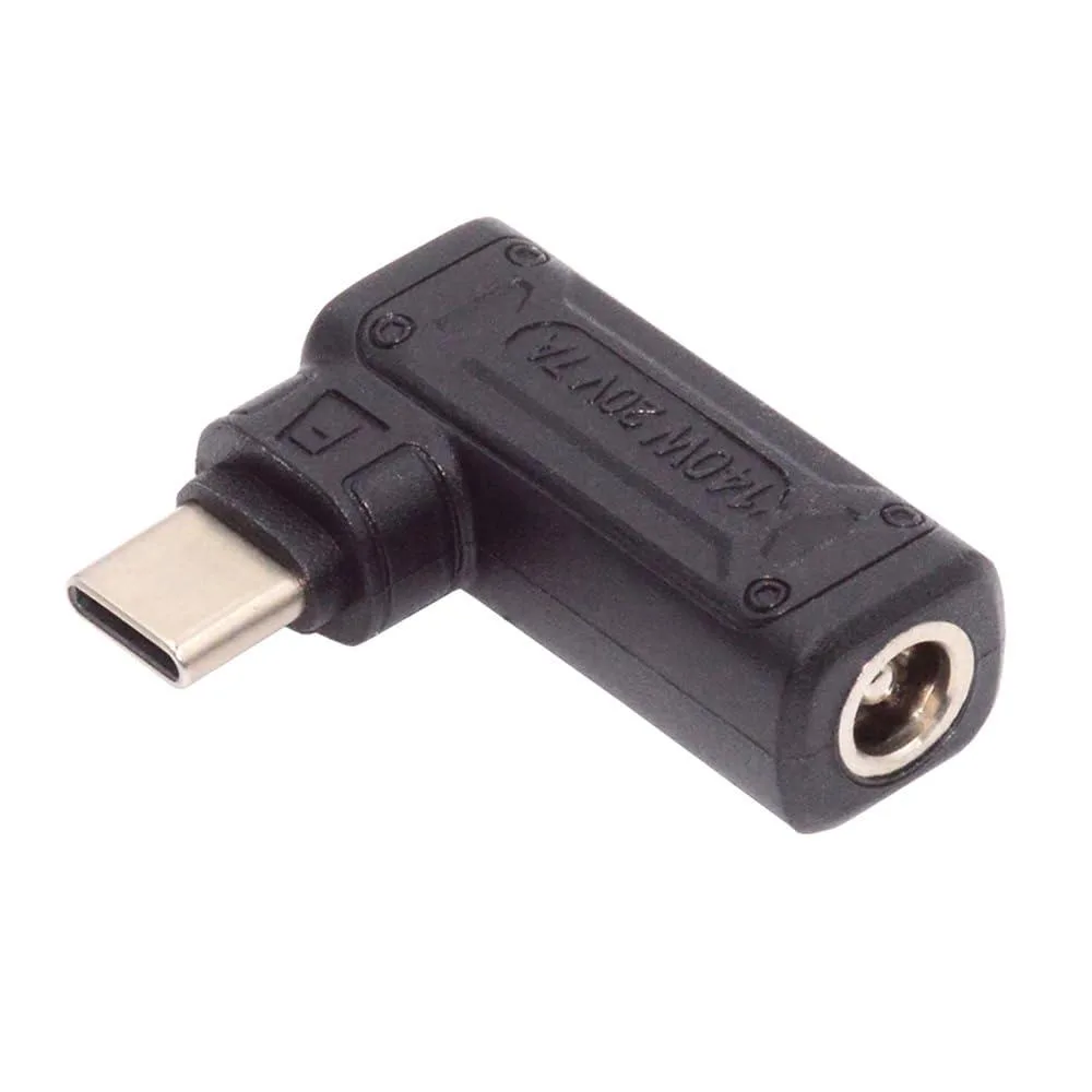 LORDWORLD LORDWORLD 90° DC 5.5×2.5mm to USB-C 140W Adapter — product photo