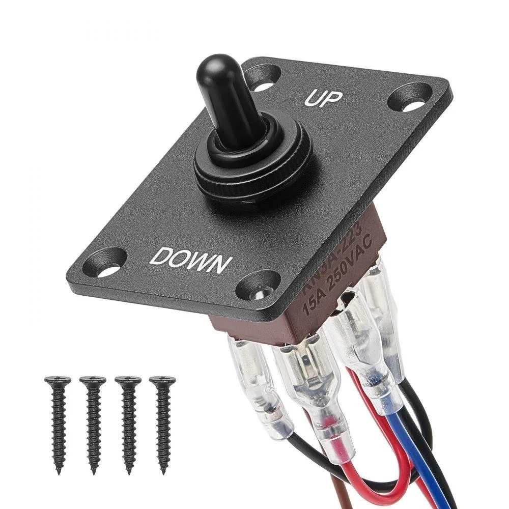 VEVOR VEVOR KN3A-223 6 Pin DPDT Toggle Switch (ON)-Off-(ON) 12V/30A 250V/15A IP40 relays - performance — product photo