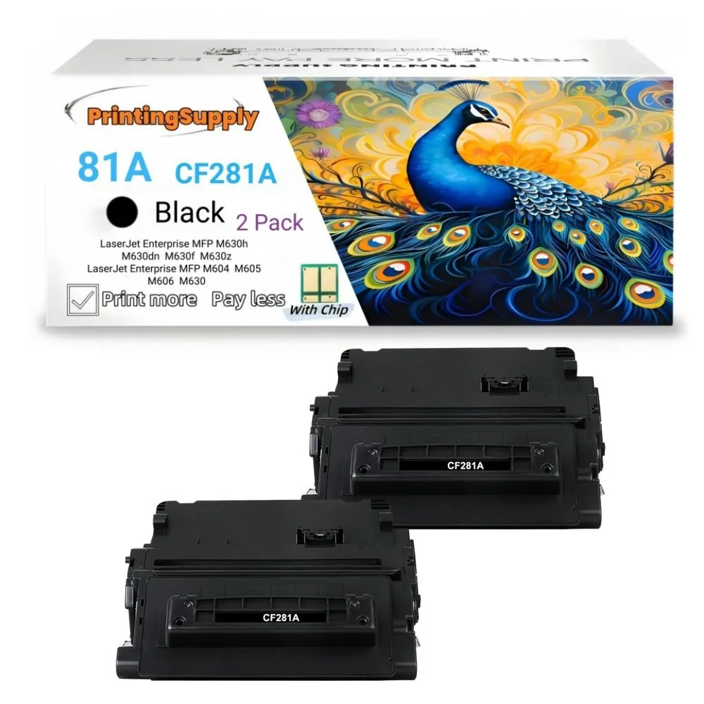 Aster Graphics Inc Aster Graphics Inc 81A CF281A Black Toner Cartridge 2 Pack 10500 Pages — product photo