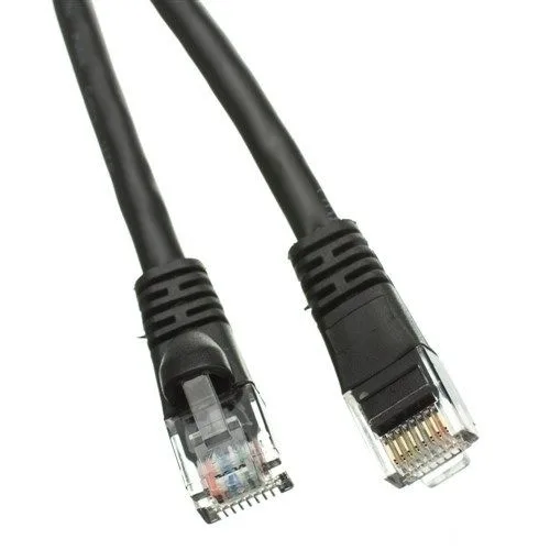 BattleBorn BattleBorn BB-C5MB-5BLK-10PCK 10-pack Cat5e 5 ft black network ethernet cable — product photo