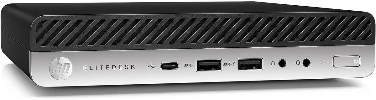 HP HP DT-HP800G5/i5-G9TD EliteDesk 800 G5 Mini desktop PC i5-9500T 16GB 256GB SATA SSD W11P — product photo