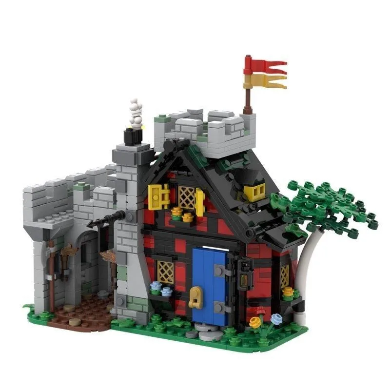 ZITIANYOUBUILD ZITIANYOUBUILD MOC-114516 Medieval Hotel 769 Parts Educational Building Set — product photo