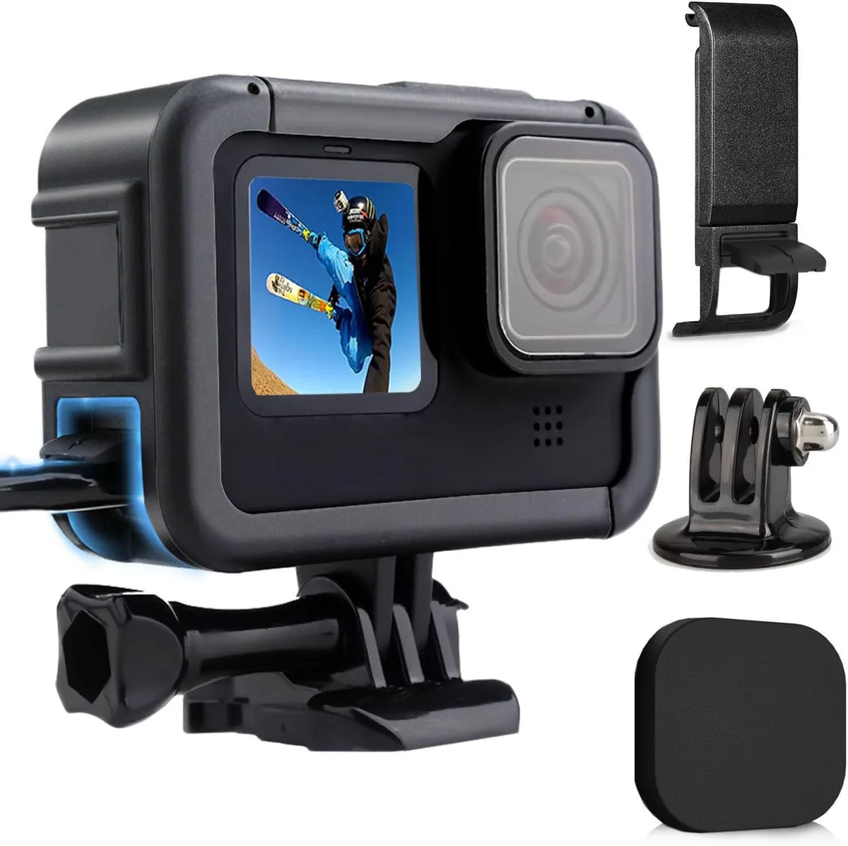 BONAEVER BONAEVER Protective Accessories Kit for GoPro Hero 9/10/11/12/13 Black — product photo