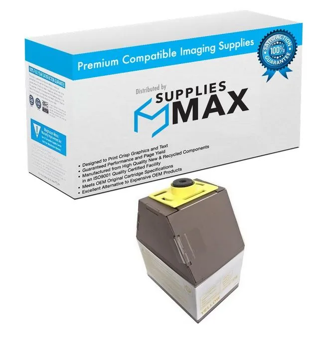 SuppliesMax SuppliesMax RIC888341 Yellow Toner Cartridge 10000 Pages TYPE R1 — product photo
