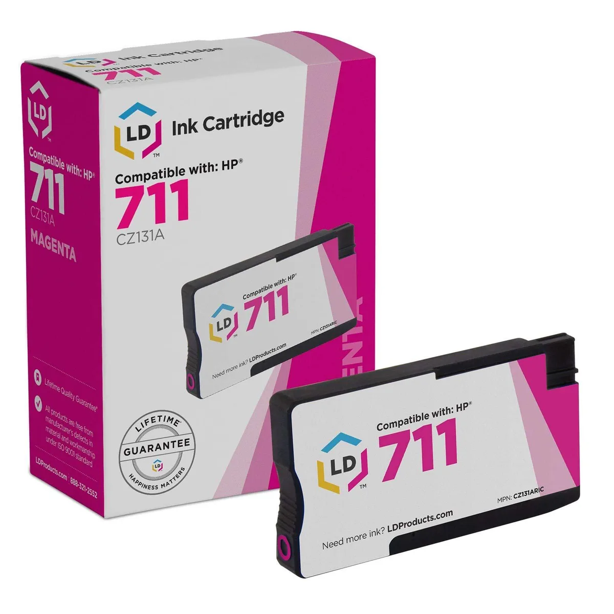 LD Products LD Products HP 711 CZ131A Magenta Ink Cartridge 29ml 80 Pages — product photo