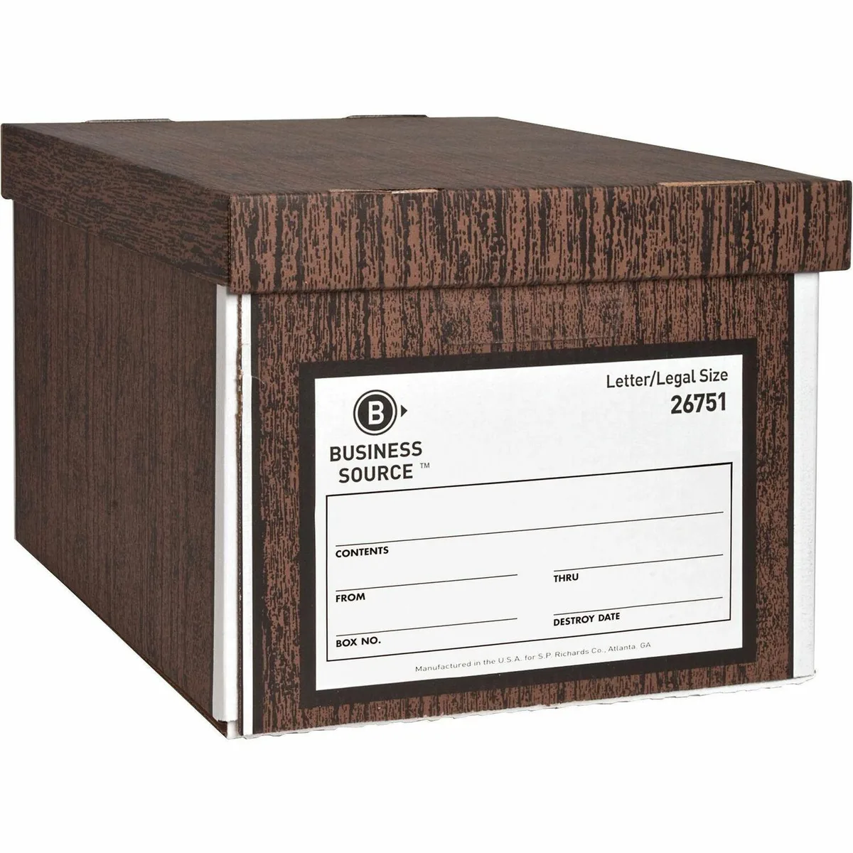 Business Source Business Source 26751 Storage Boxes 10x12x15 650 lb 12/CT — preces foto
