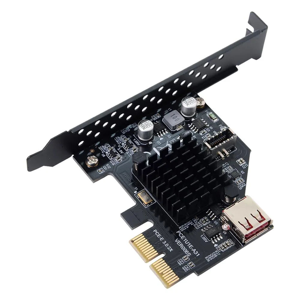 LORDWORLD LORDWORLD USB 2.0 to USB 3.1 Front Panel PCI-E Adapter — product photo
