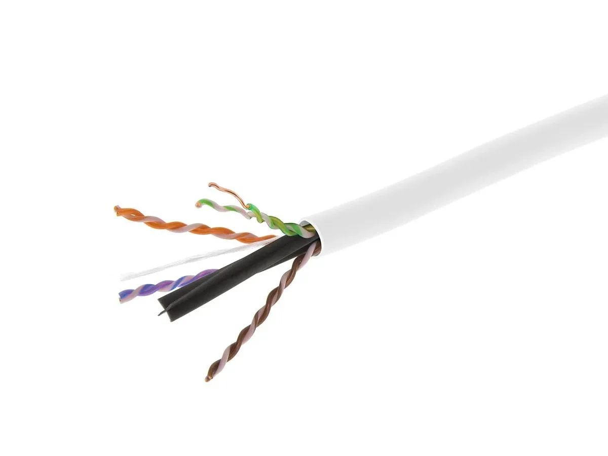 Monoprice Inc. Monoprice 143703 Cat6 Plenum Bulk Cable 500ft White 23AWG 550MHz CMP TAA — product photo