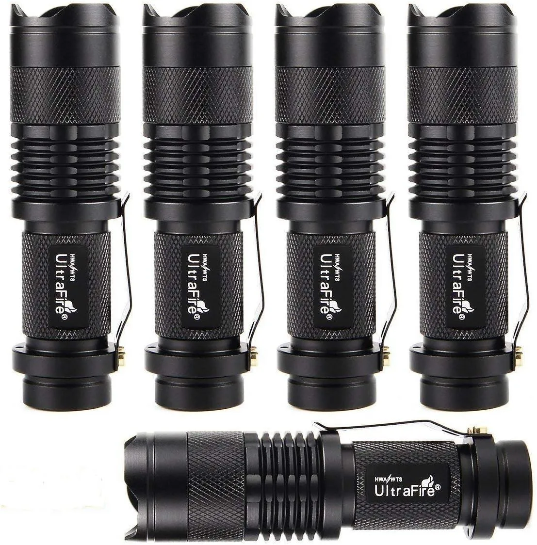 TUKO TUKO SK68 5-pack flashlight 300 lumen IP65 — product photo