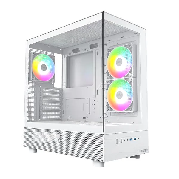 Montech Montech XR ATX Mid-Tower PC Case White — product photo