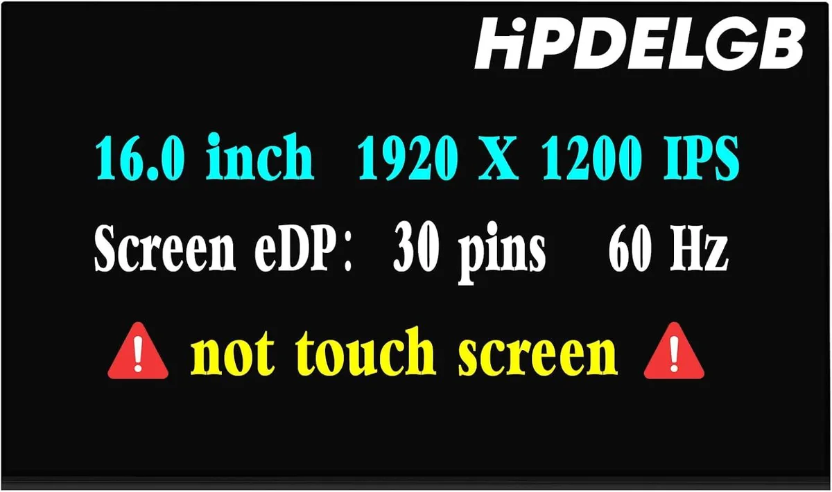 NUOLAISUN NUOLAISUN 1920x1200 IPS 30pin 60Hz LCD Non Touch Screen Display Panel — product photo