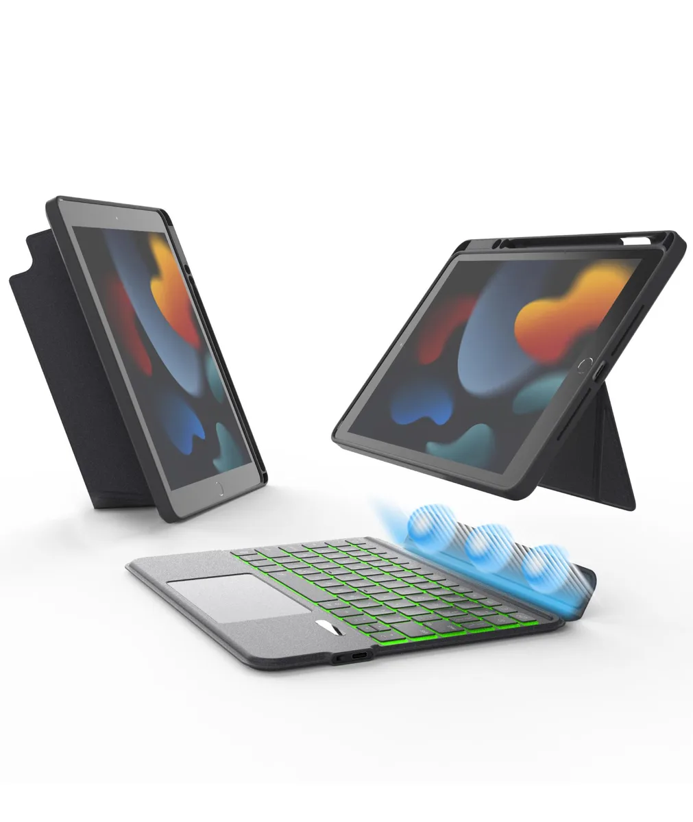 EIP EIP Bluetooth Keyboard Case 10.2/10.5 inch Trackpad Backlit — product photo