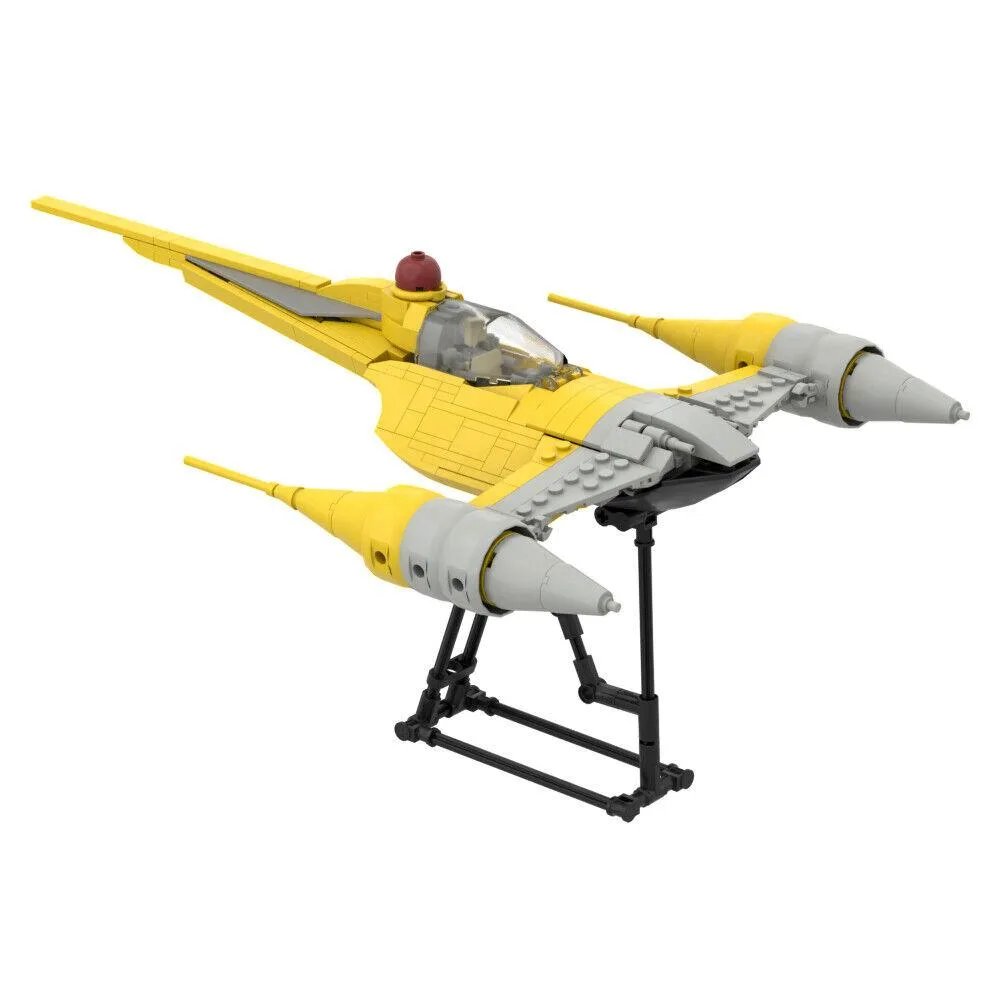 ZITIANYOUBUILD ZITIANYOUBUILD N-1 Fighter 403 Pieces Display Stand MOC — product photo