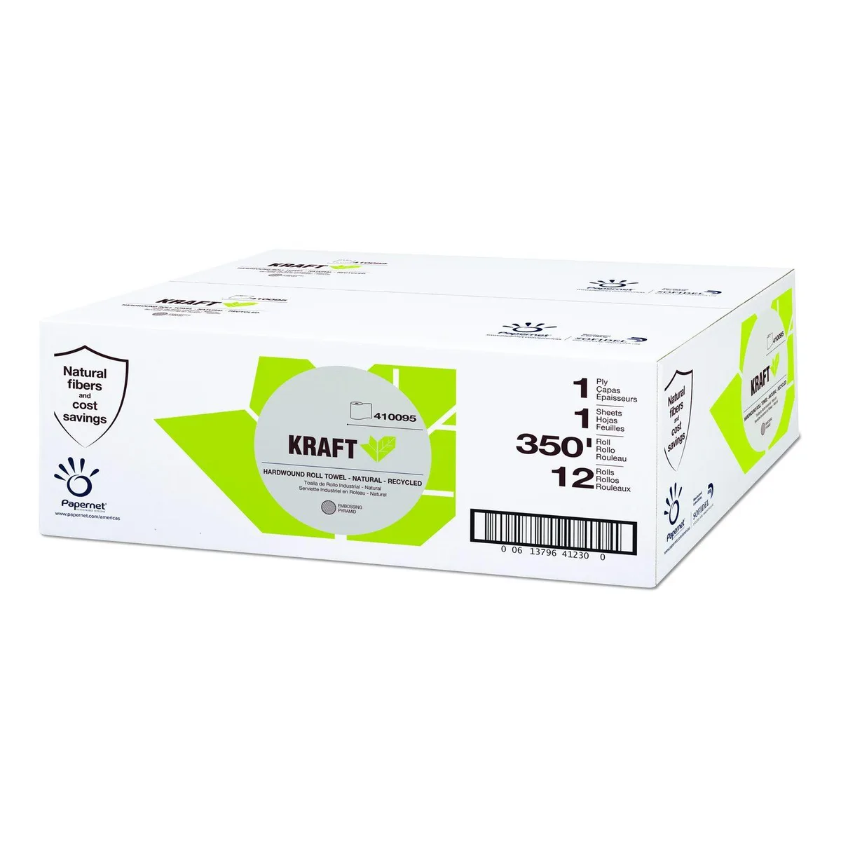 SOFIDEL AMERICA SOFIDEL AMERICA SOD410095 Papernet 1-Ply Brown Paper Towels 5.5 x 5.5 12/Carton — product photo