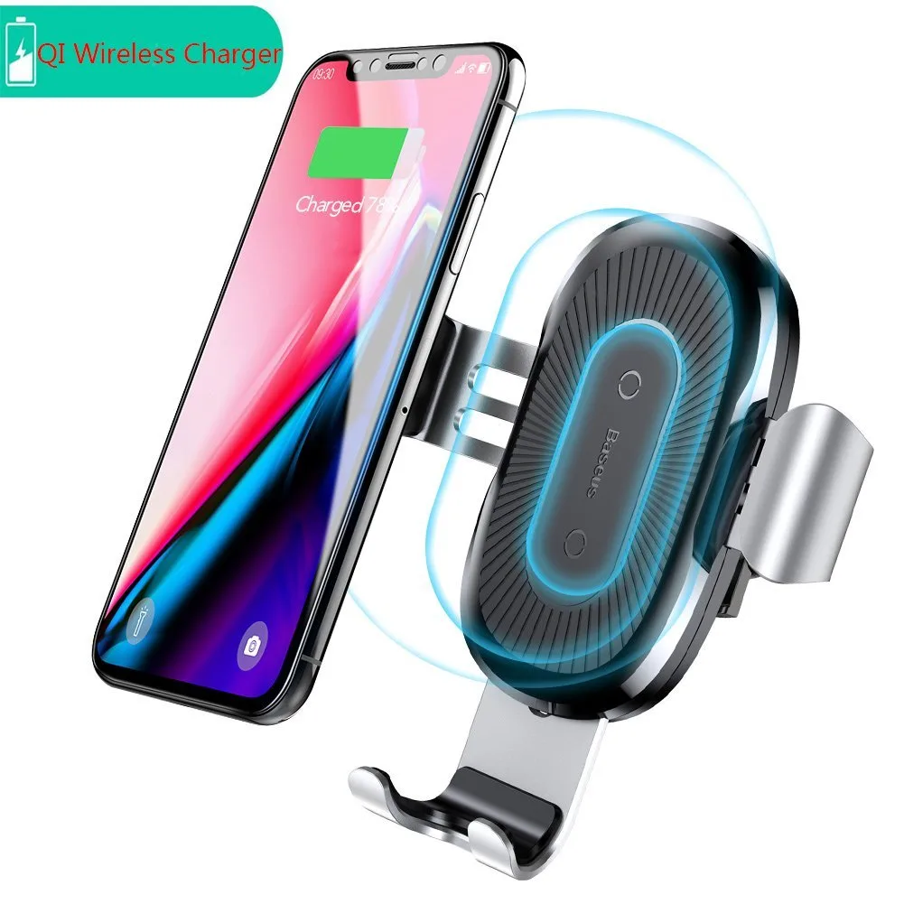 Werleo Werleo Qi Fast Wireless Car Charger Air Vent Mount (Black) — product photo