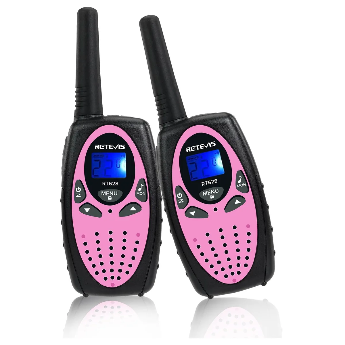 KEHIPI KEHIPI RT628 two-way radio 22CH Black Pink 1 Pair — product photo