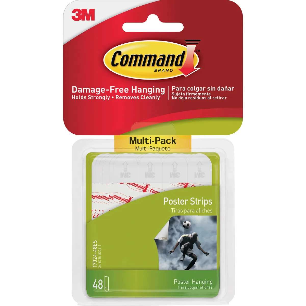 3M 3M 1702448ES Command Poster Strips 48 pack — product photo