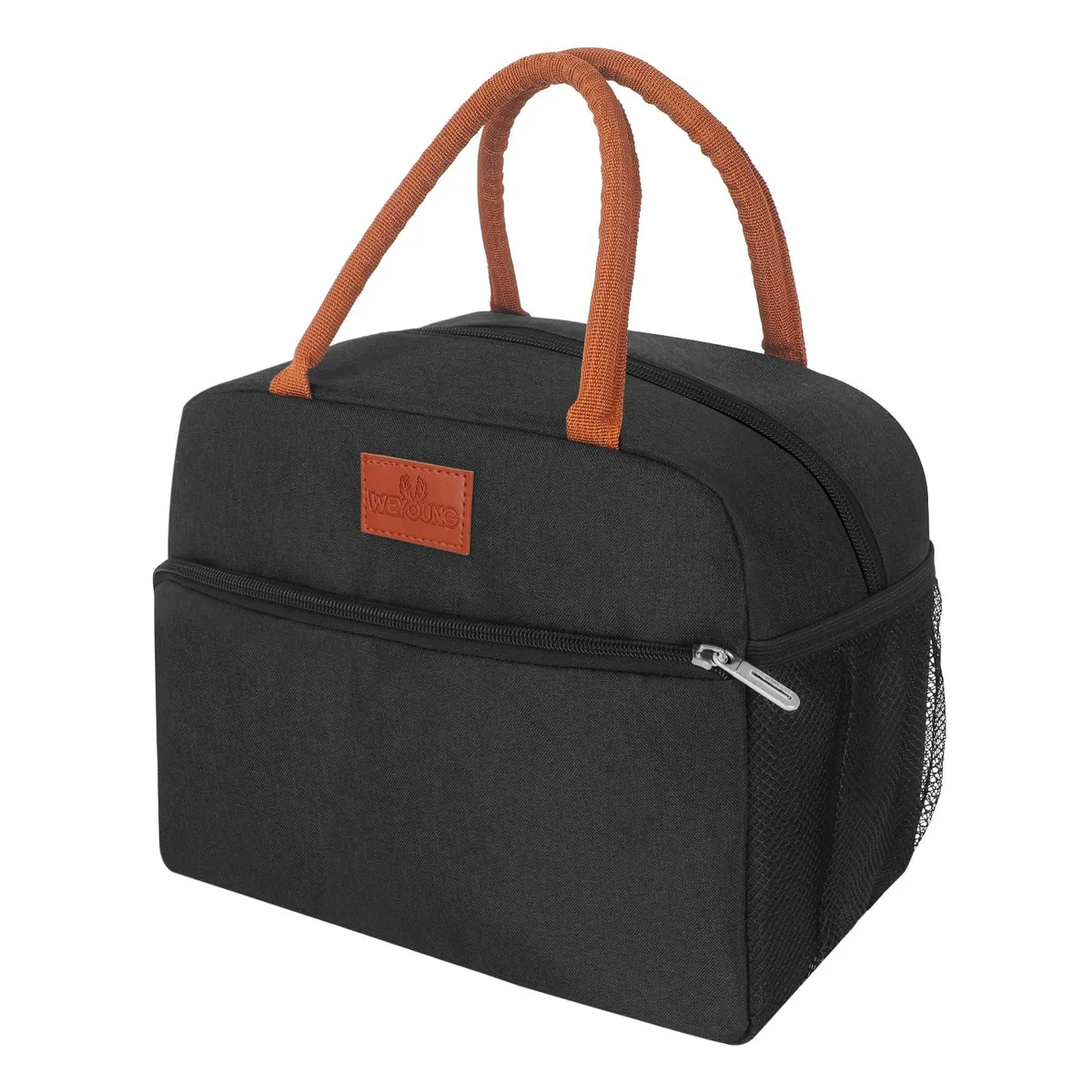 No Sew No Sew CCidea Lunch Bag Black 10L 10.8x6.3x8.85in — product photo