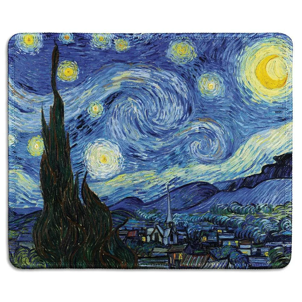  dealzEpic MPD-STARRY_NIGHT-24x20-008 Starry Night Mouse Pad 9.5x7.9in — product photo