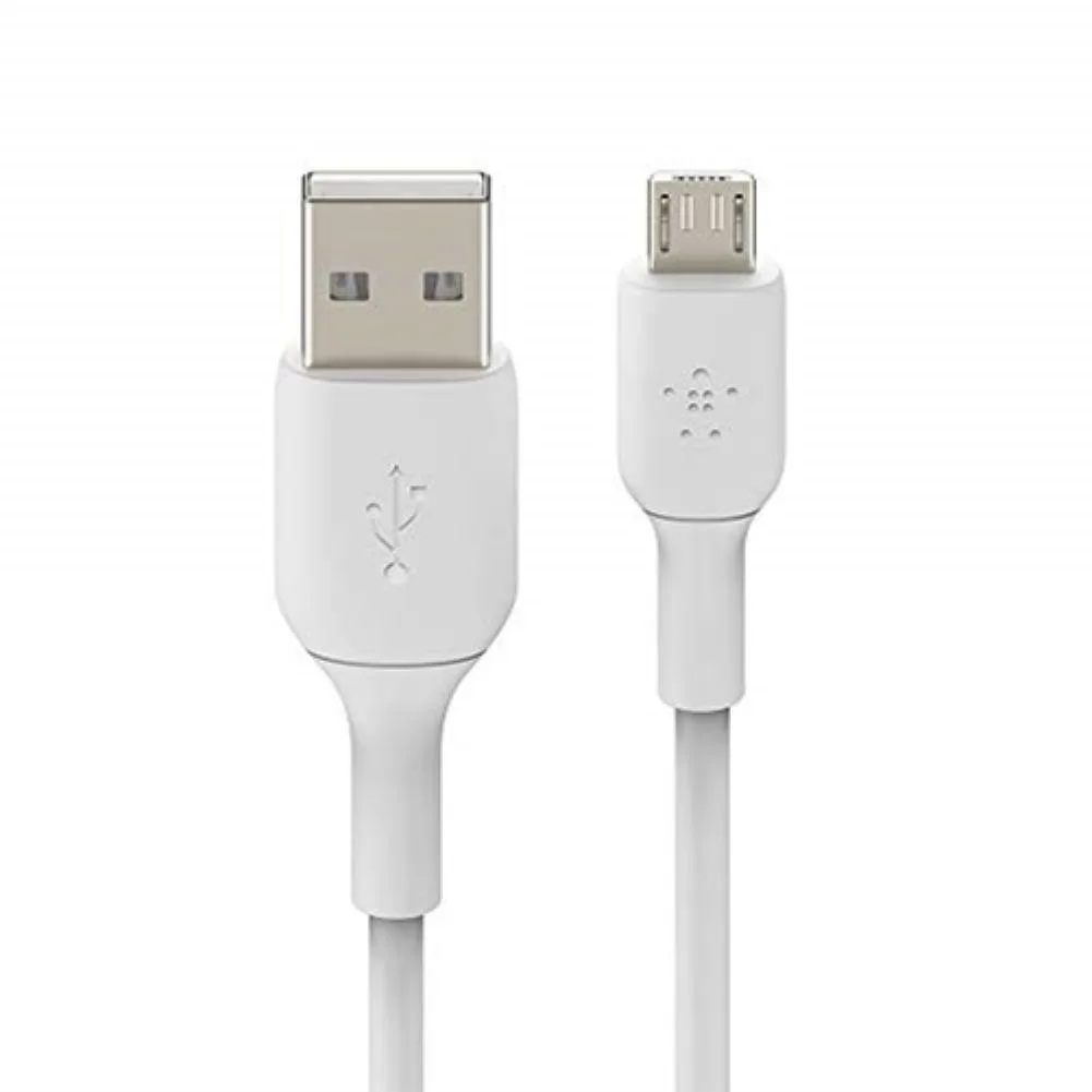 Belkin Belkin CAB005bt1MWH USB-A to Micro-USB cable 3.3 ft white — product photo