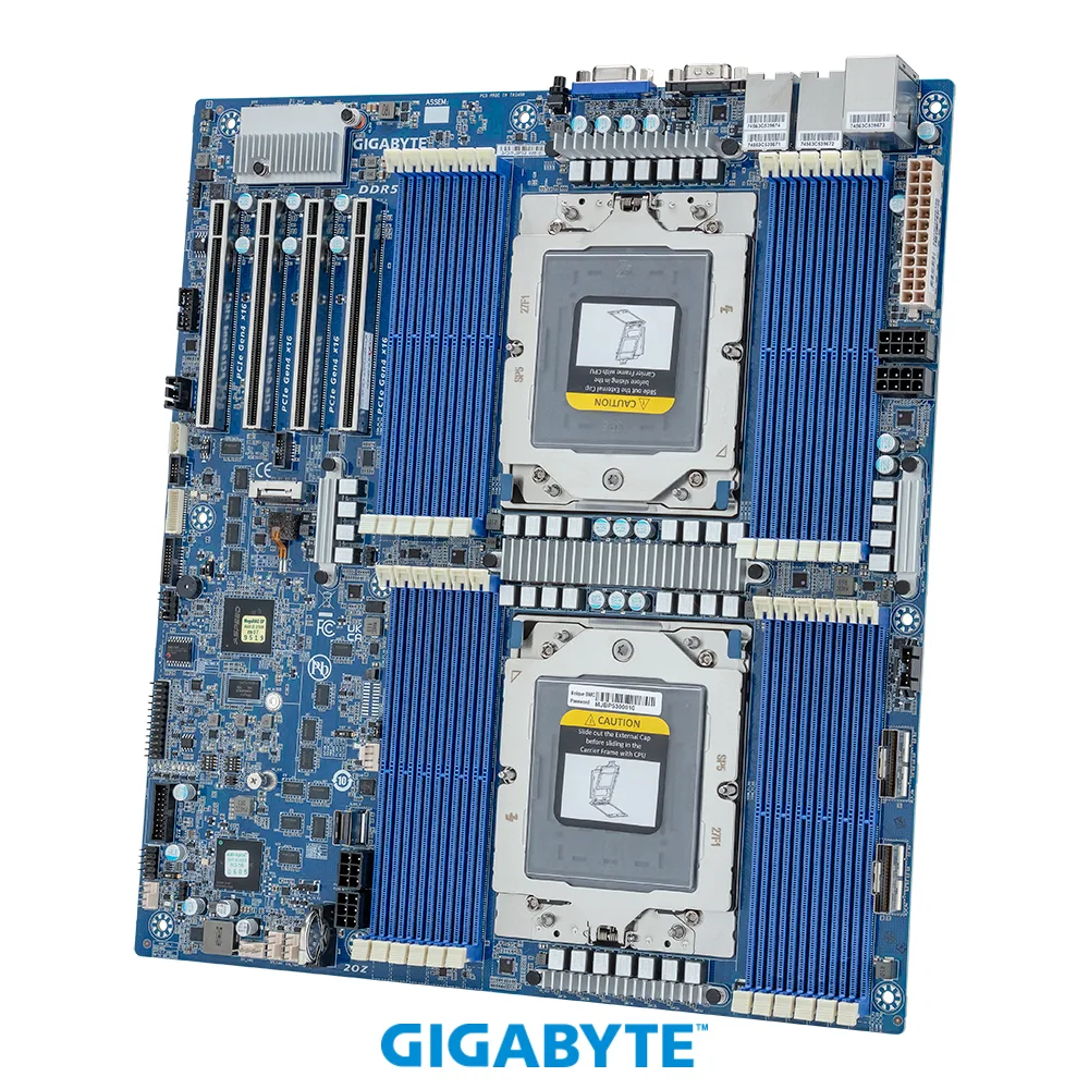 GIGABYTE GIGABYTE MZ73-LM1 server motherboard dual EPYC 9004/9005 24 DIMM 10G LAN — product photo