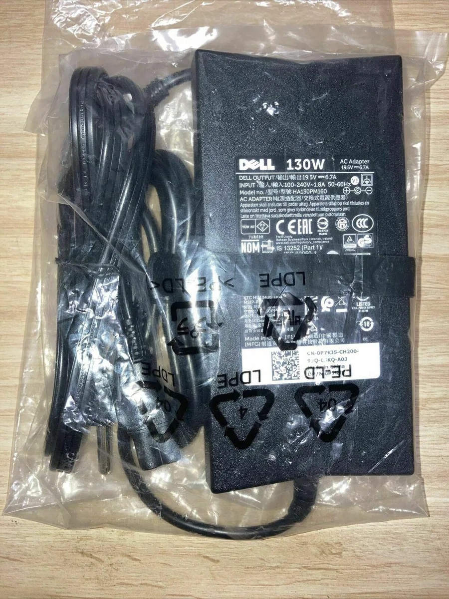DELL DELL HA130PM160 19.5V 130W ac adapter 6G99N — product photo