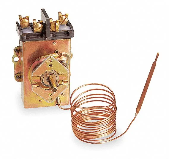 Vulcan remote sensor thermostat with 7 5/16in bulb and 84in capillary