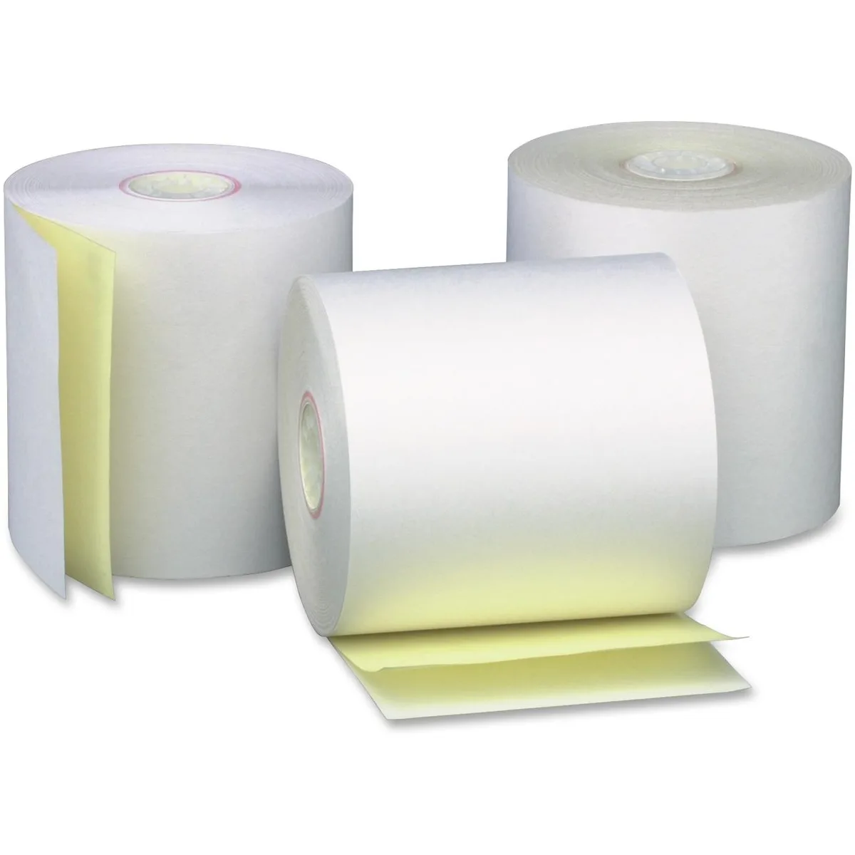 Business Source Business Source 98103 Carbonless Paper 2-Part Rolls 3in x 90ft 50 Carton — product photo