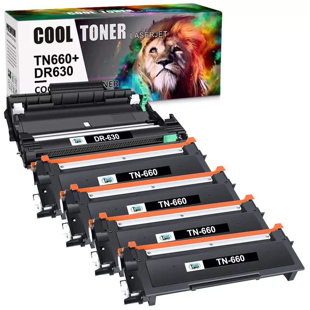 Cool Toner Cool Toner TN660 DR630 Black Toner &amp; Drum 5 Pack — product photo