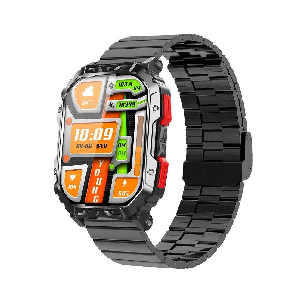 allentian allentian F407 Smart Watch Black Bamboo 28mm 155g — product photo