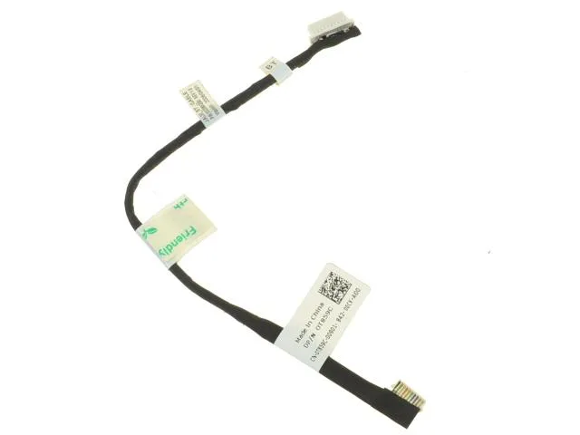A thin flat ribbon cable with a connector at each end