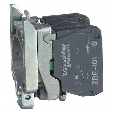 Schneider Electric Schneider Electric ZB4BZ103 Contact Block 2NO 22 mm Black — product photo