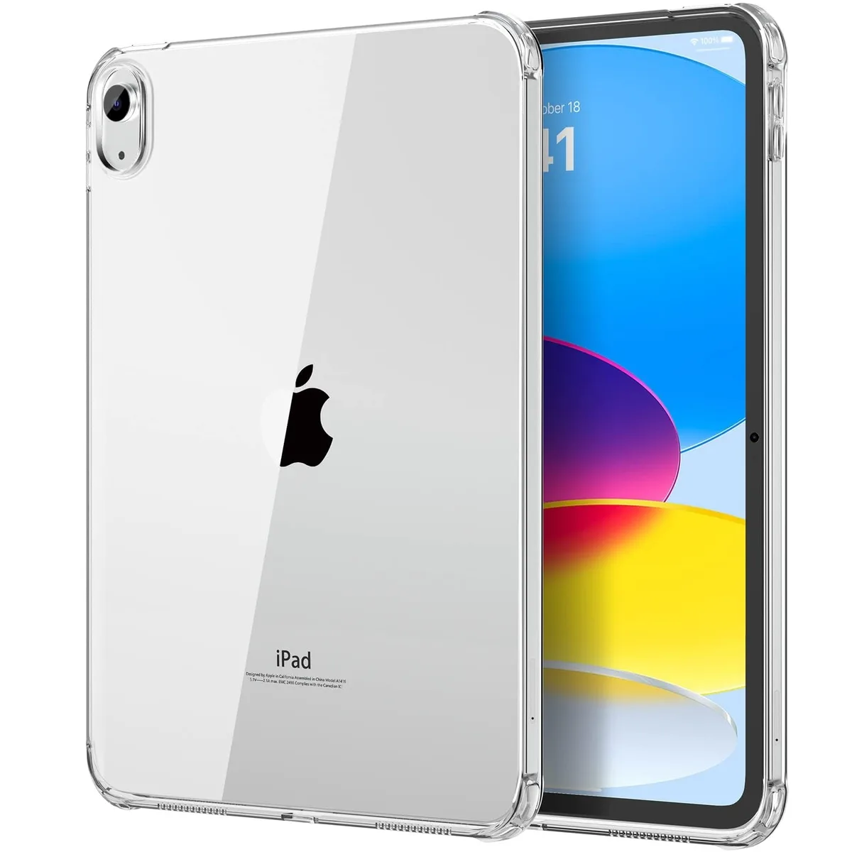  MoKo Clear TPU Case for iPad 11th Gen 11″ 2025 / 10th Gen 10.9″ 2022 — product photo