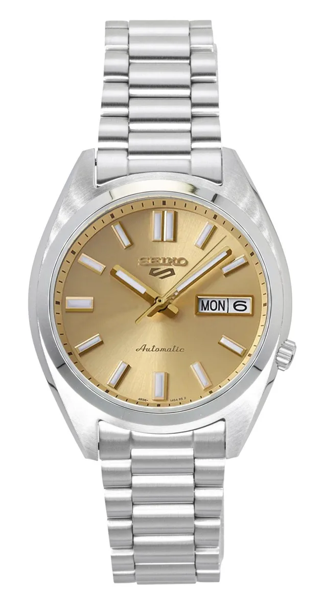 Seiko Seiko 5 Sports SNXS SRPL59K1 Gold Dial 37.40 mm 12.50 mm 100M — product photo