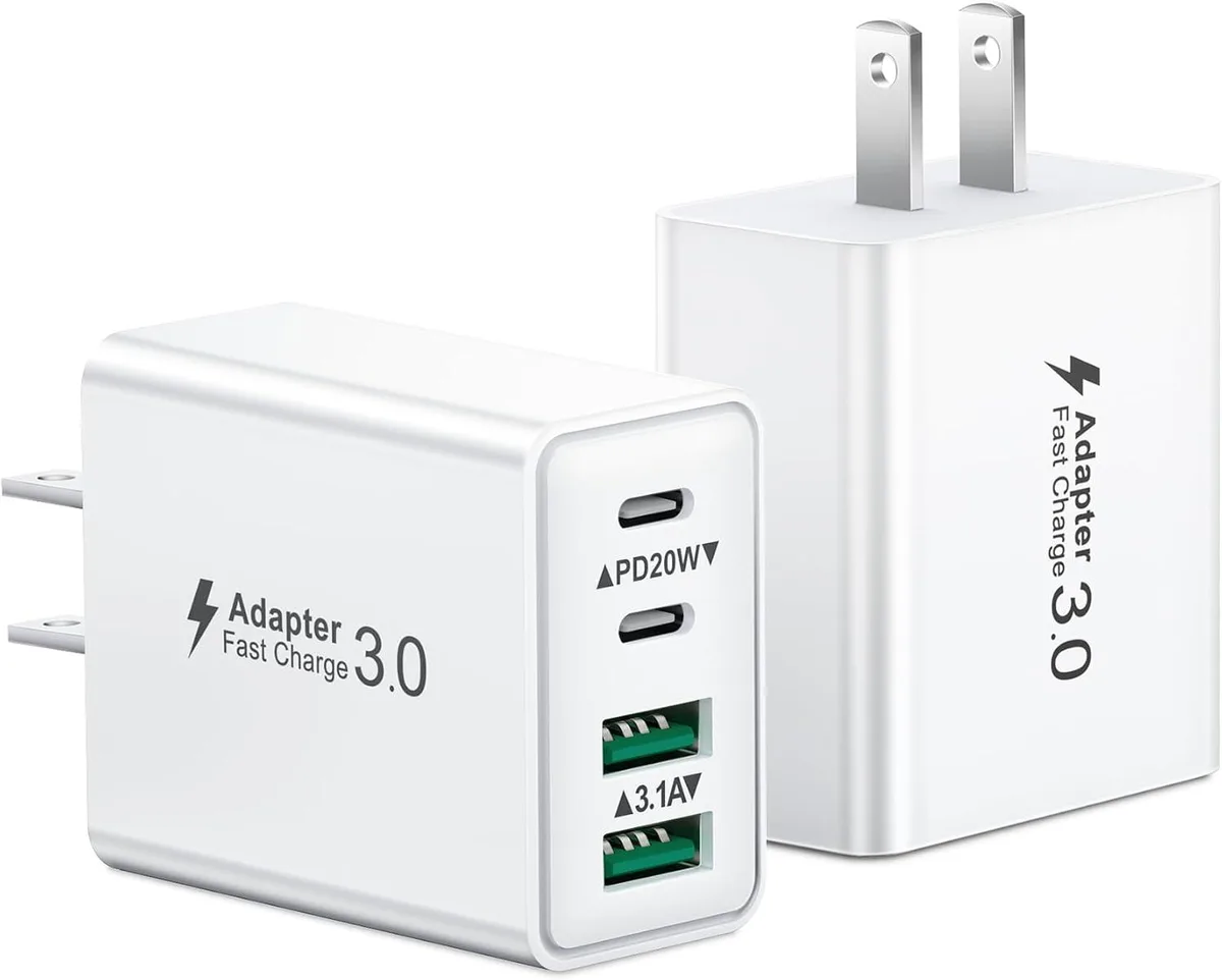 Elestur Elestur 40 W 4-Port USB-C Charger 2-Pack — product photo