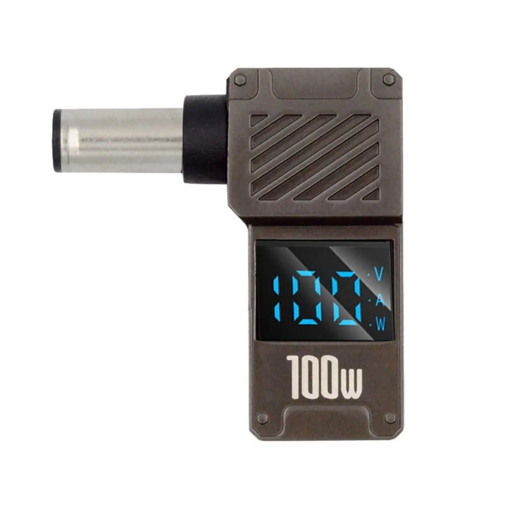 LORDWORLD LORDWORLD USB-C PD Adapter DC 6.0x4.4mm 90° LED Display 100W — product photo