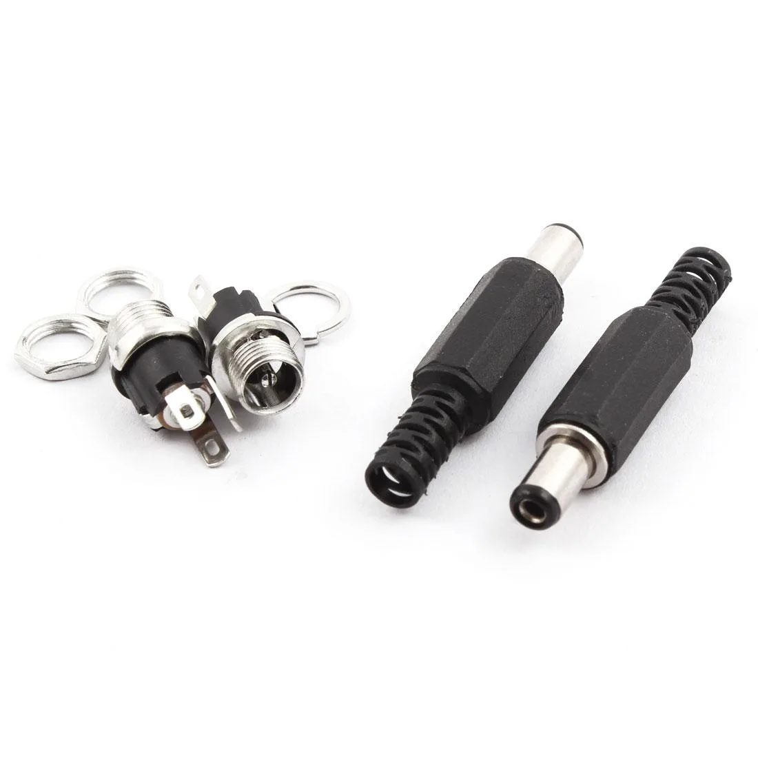 Unique-Bargains Unique-Bargains DC Power Connector 2.1mm x 5.5mm 2 Pairs — product photo