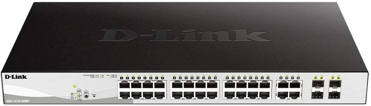 D-Link D-Link DGS-1210-28MP 28-port PoE+ switch 370W — product photo