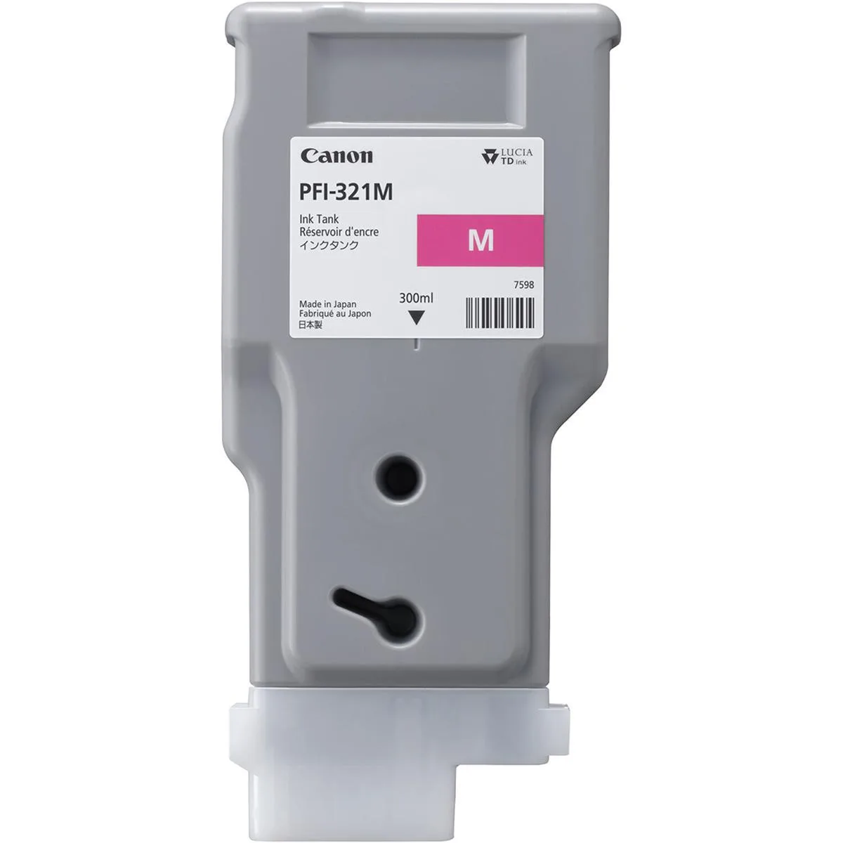 Canon Canon 6269C001AA PFI-321M 1300ml magenta pigment ink tank — product photo