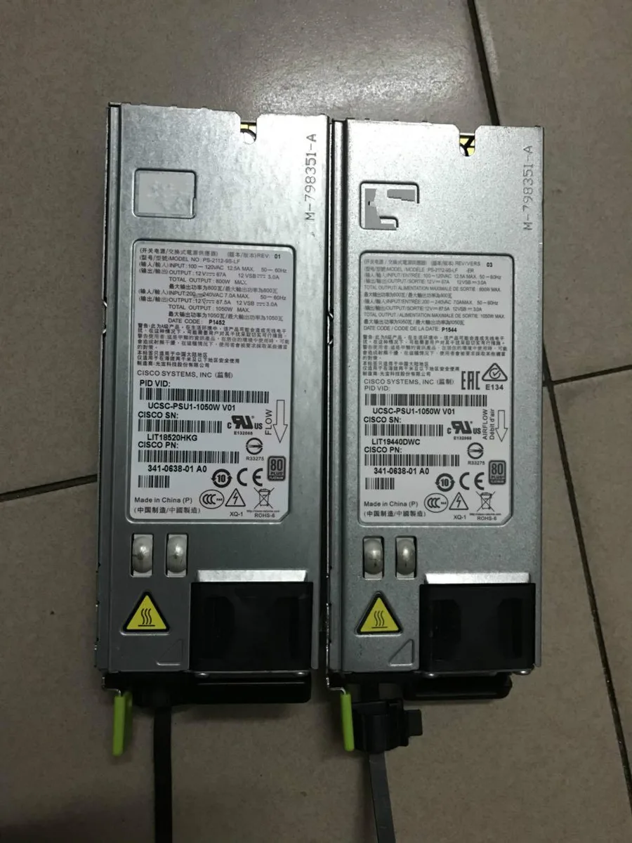 godream godream UCSC-PSU1-1050W V01 341-0638-01 C240 C220 M5 power supply — product photo