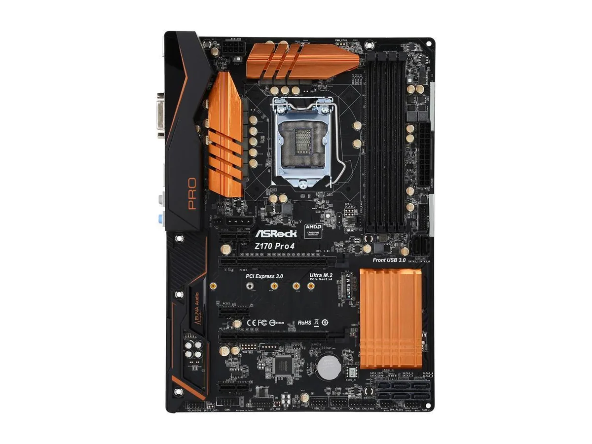 ASRock ASRock Z170 Pro4 Intel motherboard LGA 1151 ATX — product photo