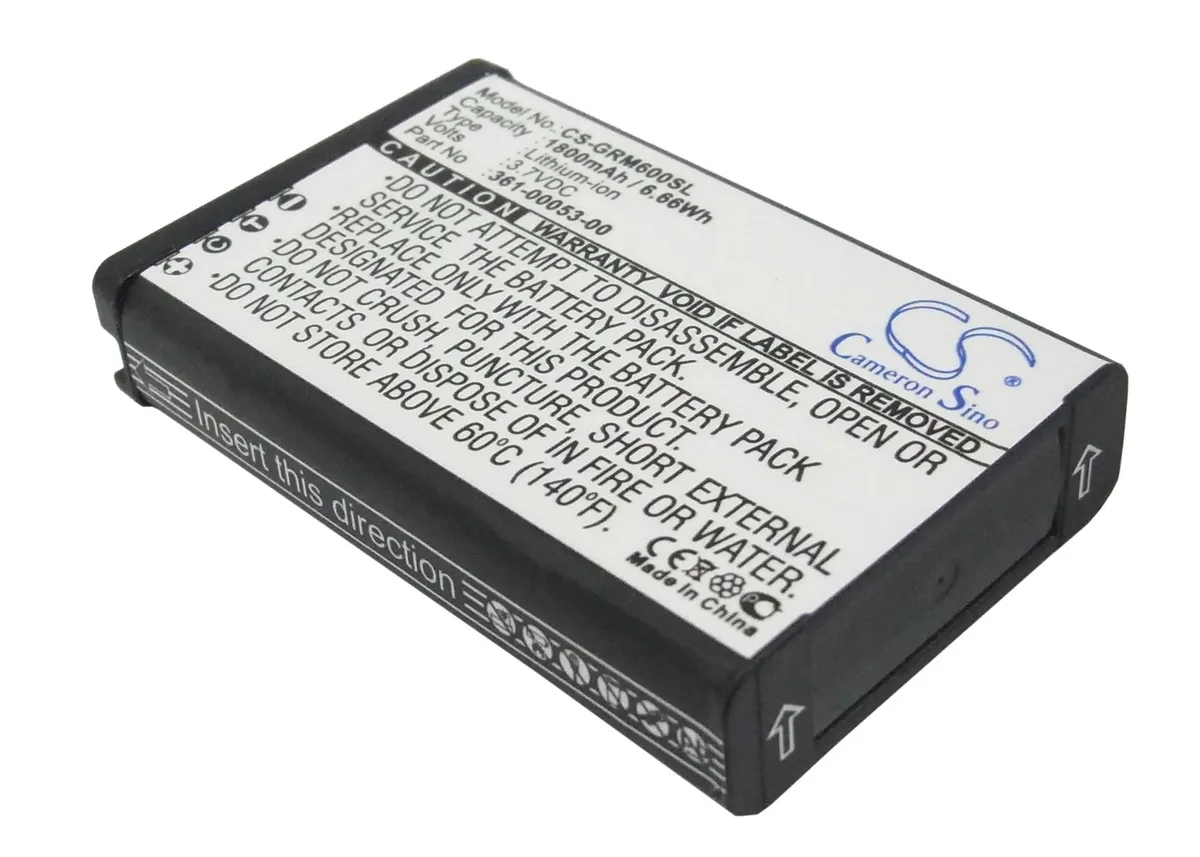 Rectangular Cameron Sino replacement battery for Alpha and Montana GPS units