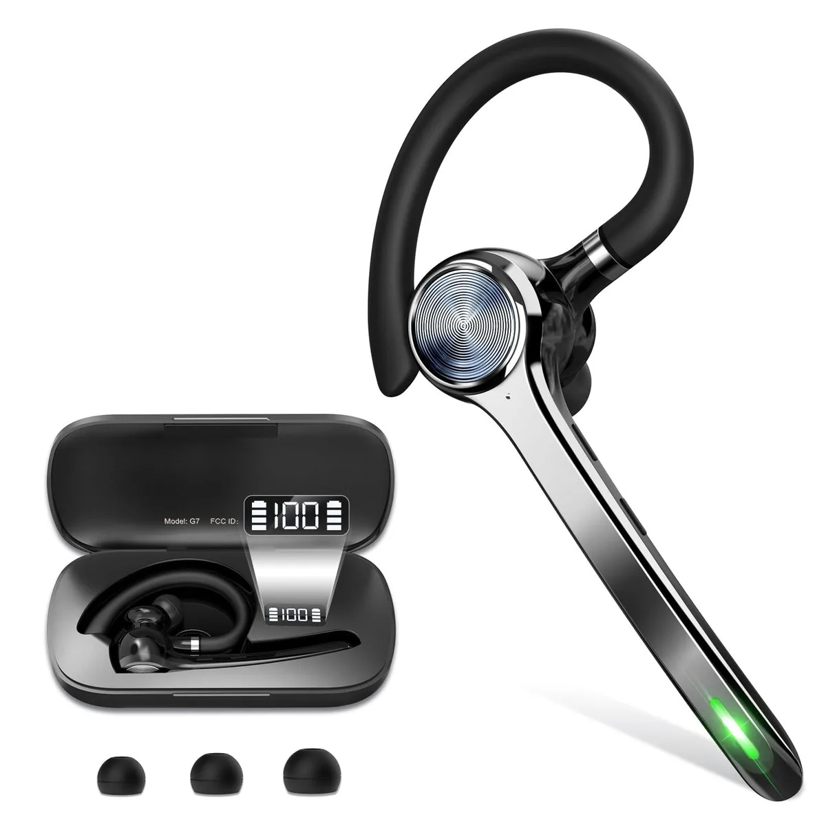  HEIBAS G7 In-Ear Bluetooth Headset with 500mAh Charging Case — product photo